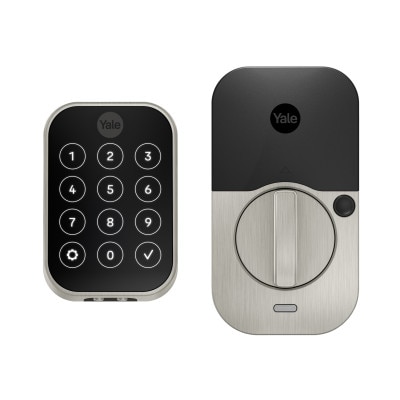Yale Pro 2 Key Free Touchscreen Keypad Lock with Bluetooth, No Smart Module, Satin Nickel